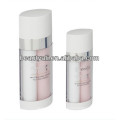 new design dual chamber bottle airless bottle with pump empty cosmetic packaging